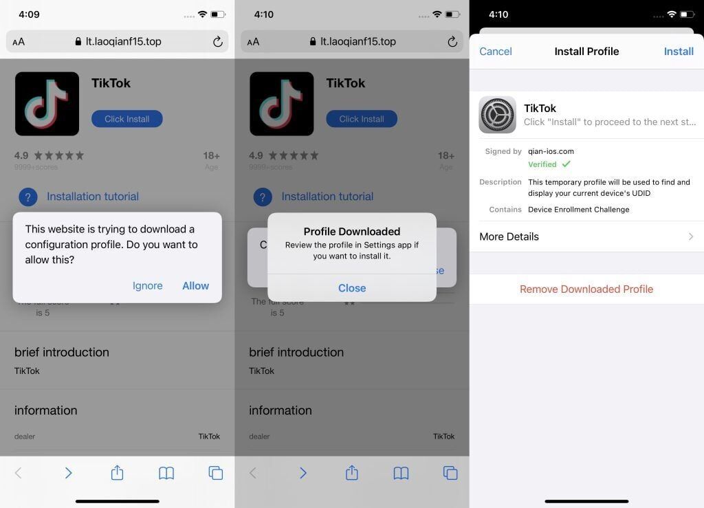 Tiktok clone